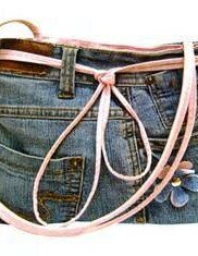 сумка из старых джинсов